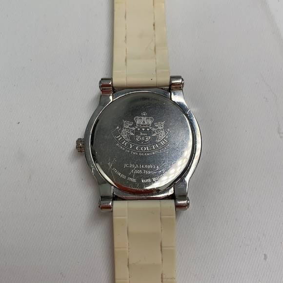 Juicy Couture Glitter Crystal Watch - White/Silver/Gold, Stainless Steel - Picture 6 of 9
